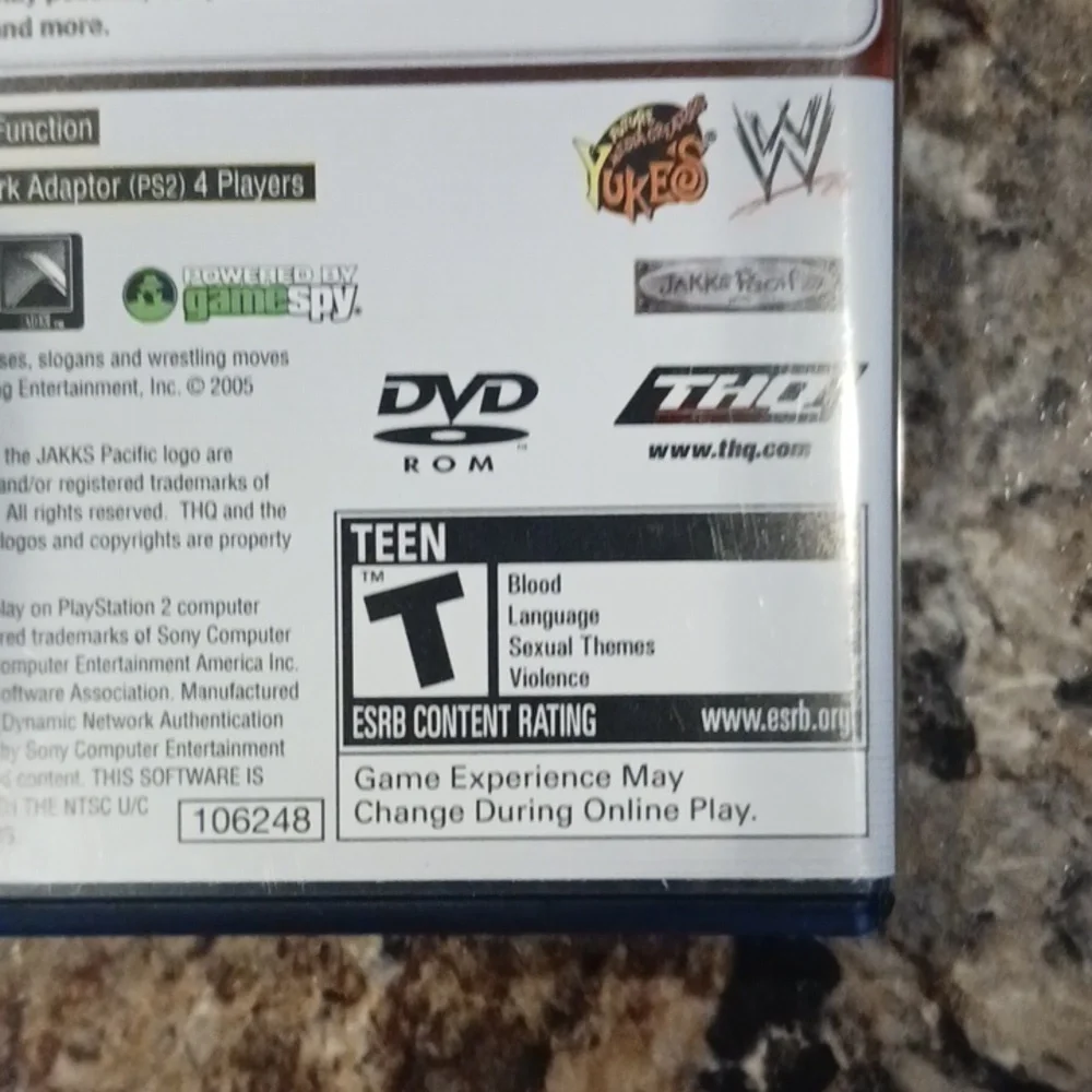 PlayStation 2 Smack Down Vs Raw 2006 - Picture 6 of 6